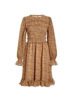 Rachel Parcell Smocked Ruffle Dress - L